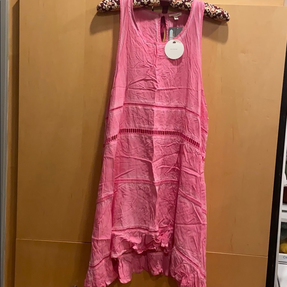 Pink flowy dress/ cover up
